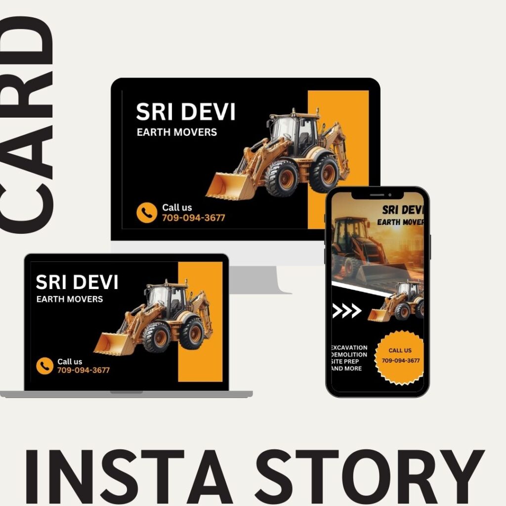 Backhoe Loader Marketing Materials