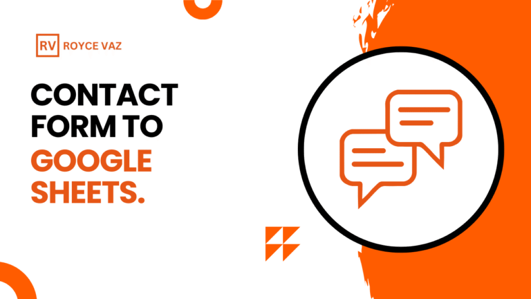 Contact form to google sheets