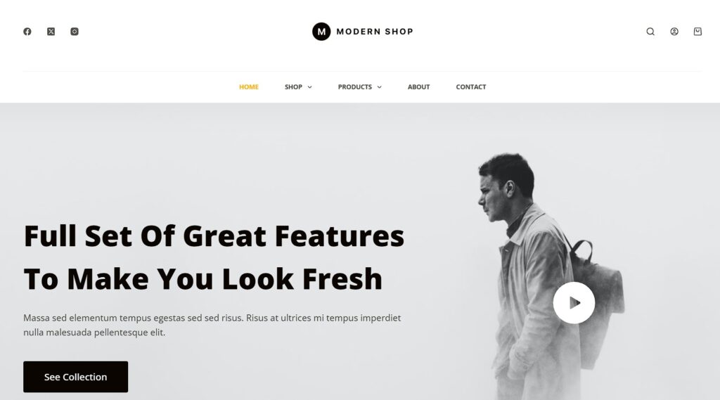 ecommerce website sports