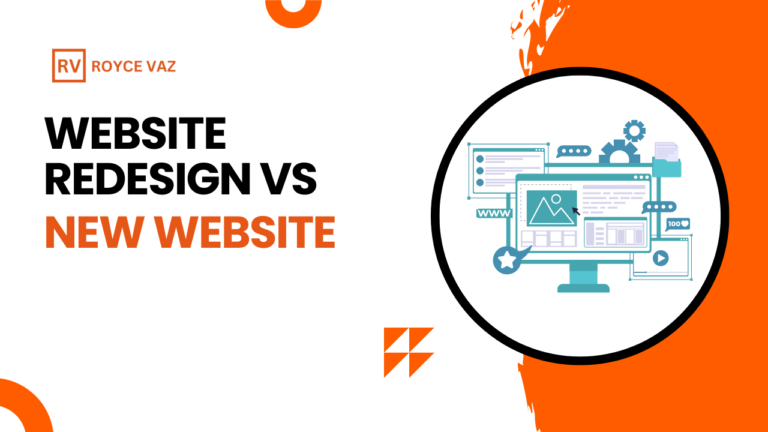 website redesign vs new website